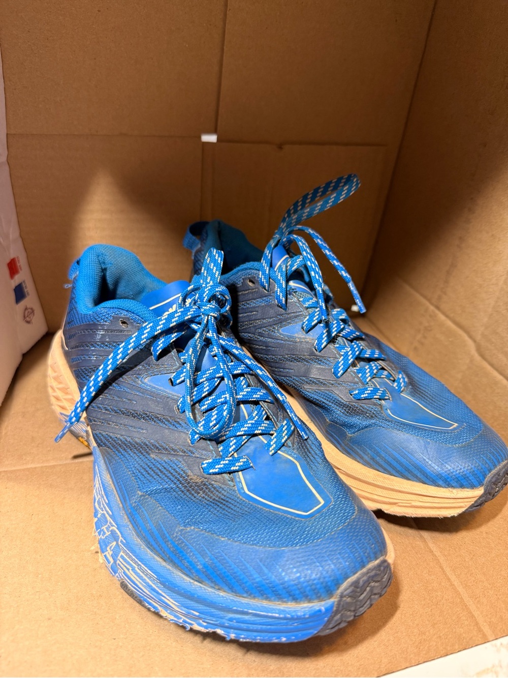 Hoka One One women’s Blue Athletic Running Shoes